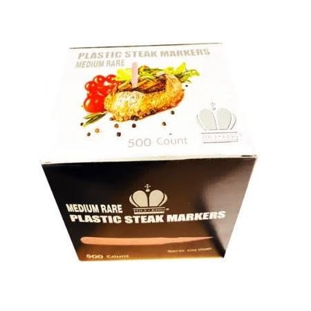 Goldmax Goldmax Medium Rare Steak Plastic Marker, PK5000 1082/P